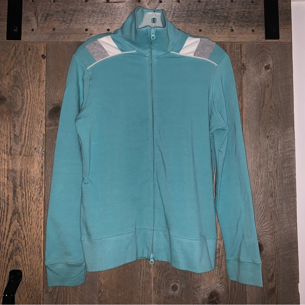 Women’s L Vintage ROUTE 66 Kmart Stretch Track Jacket Full 2-Way Zipper NWTS